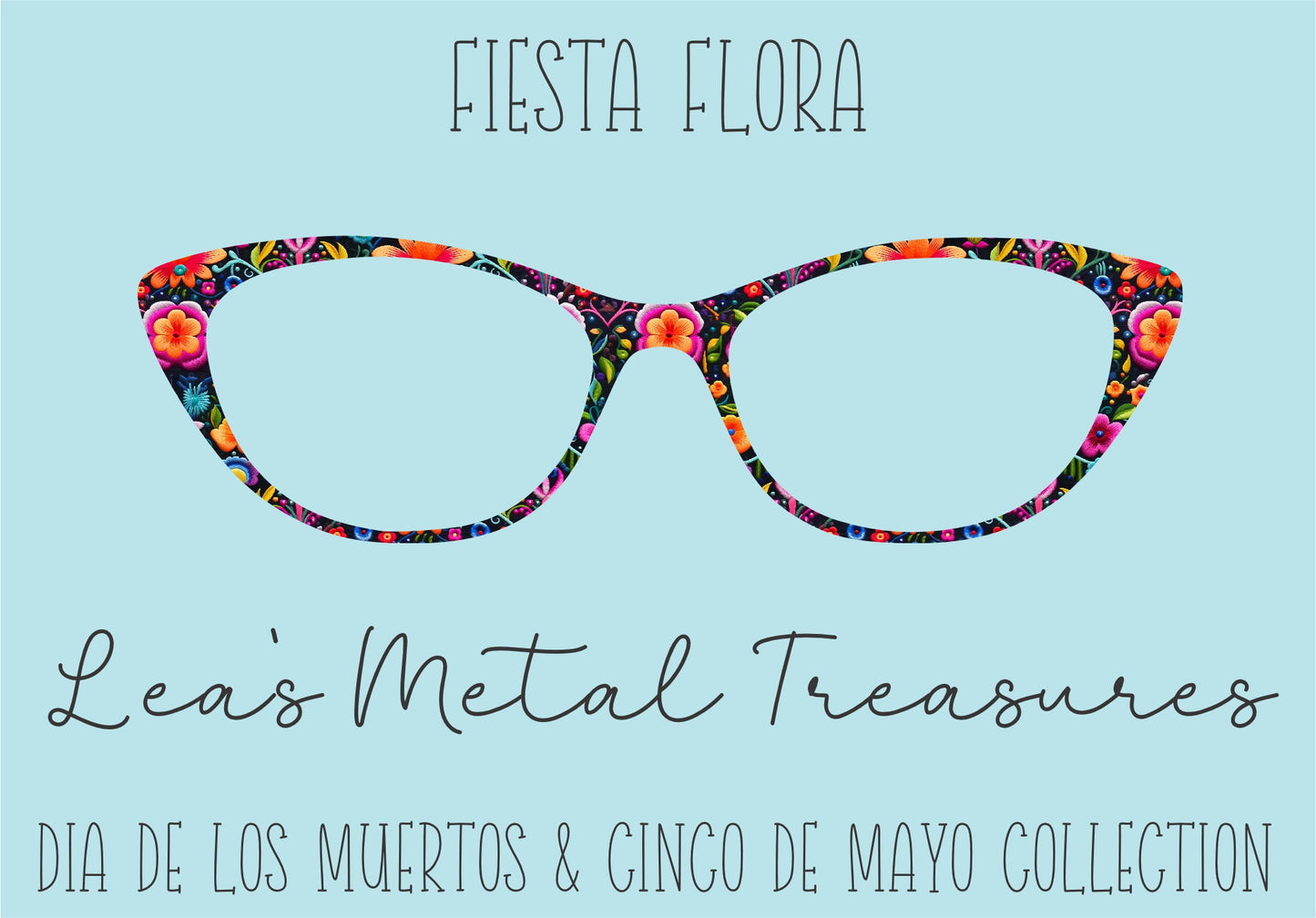 FIESTA FLORA Eyewear Frame Toppers COMES WITH MAGNETS