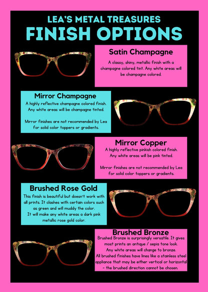 GROUP EXCLUSIVE #810 Eyewear Frame Toppers