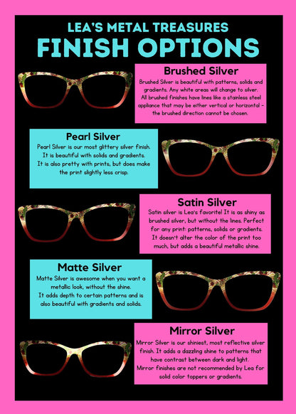 GROUP EXCLUSIVE #810 Eyewear Frame Toppers