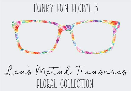 Funky Floral 5 Eyewear Frame Toppers