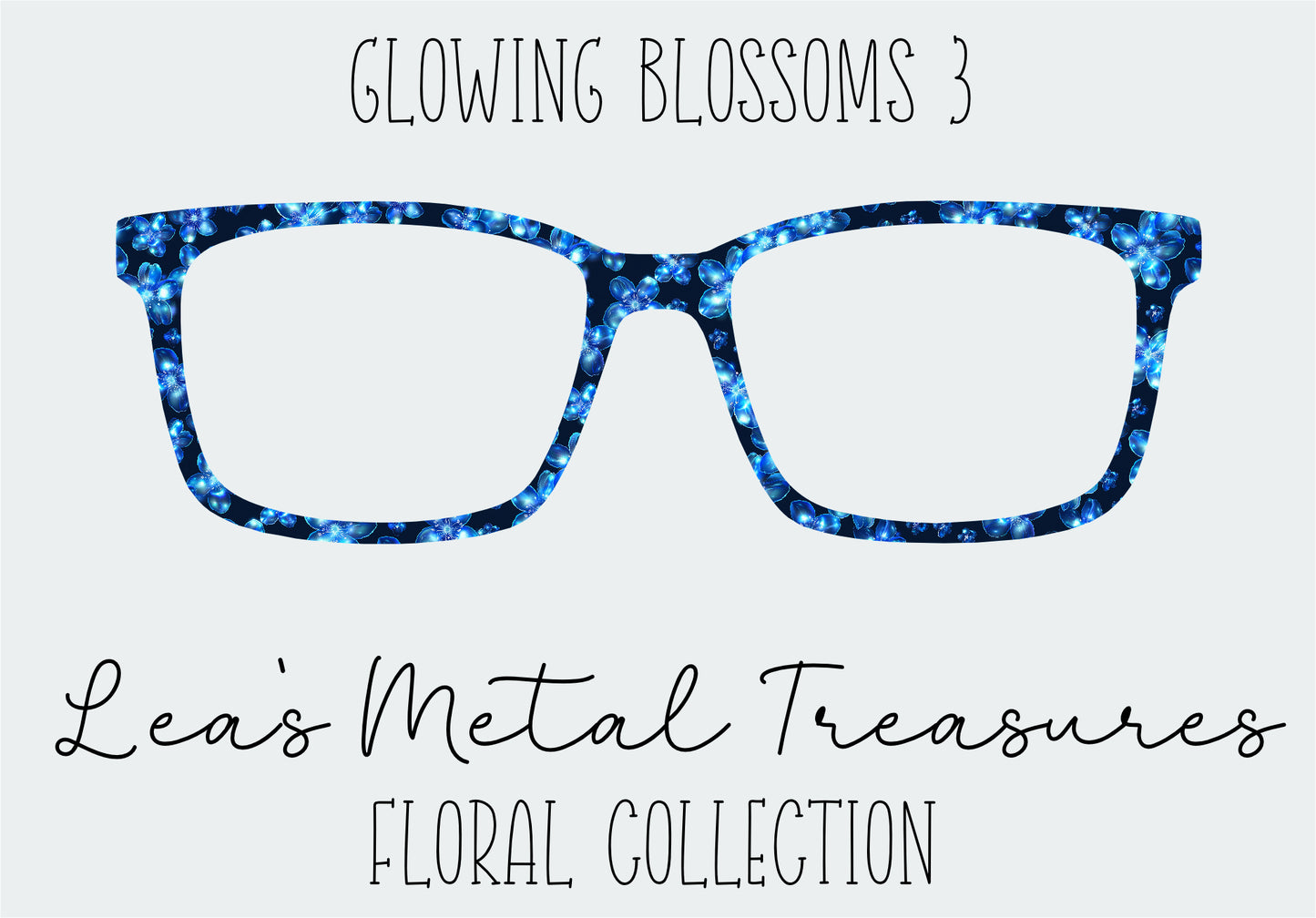 Glowing Blossoms 3 Eyewear Frame Toppers