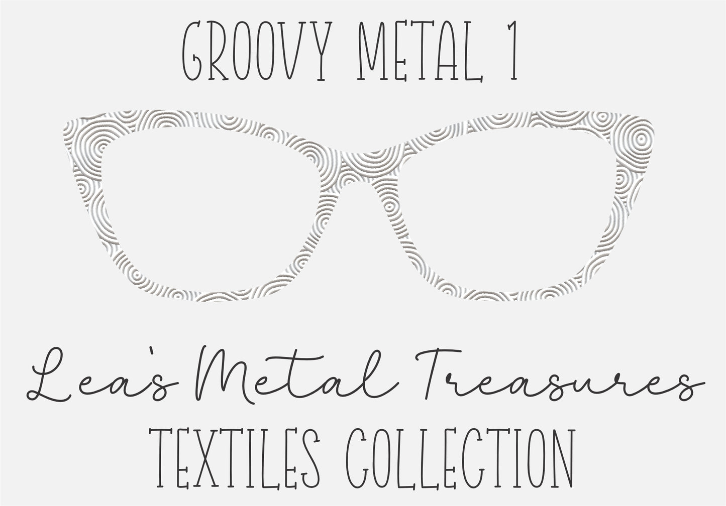 GROOVY METAL 1 Eyewear Frame Toppers COMES WITH MAGNETS