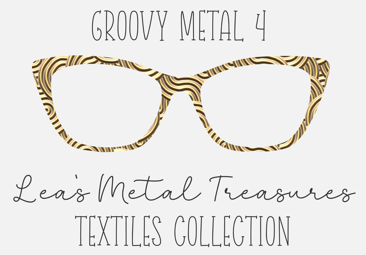 GROOVY METAL 4 Eyewear Frame Toppers COMES WITH MAGNETS