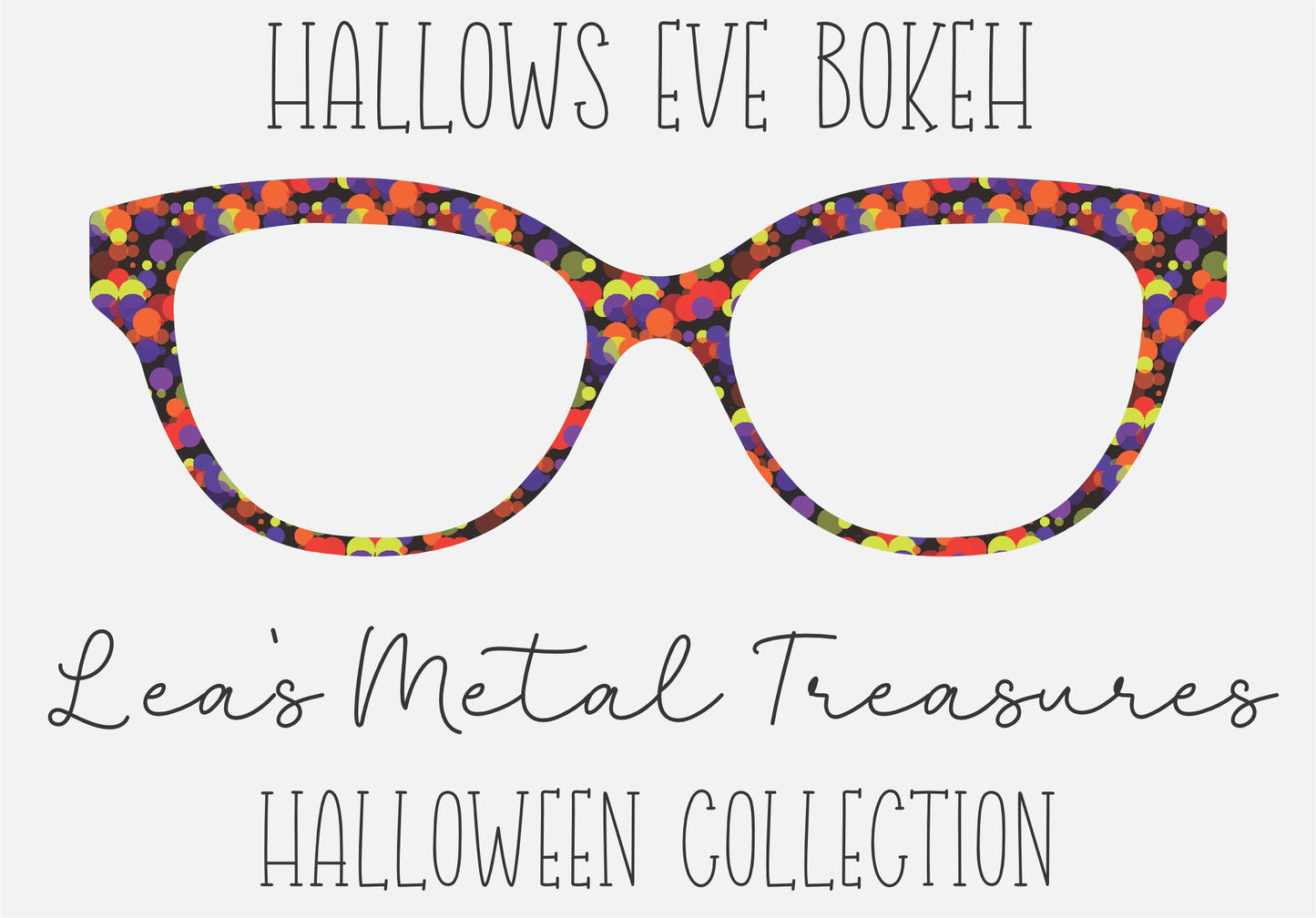 Hallows Eve Bokeh Eyewear Frame Toppers COMES WITH MAGNETS