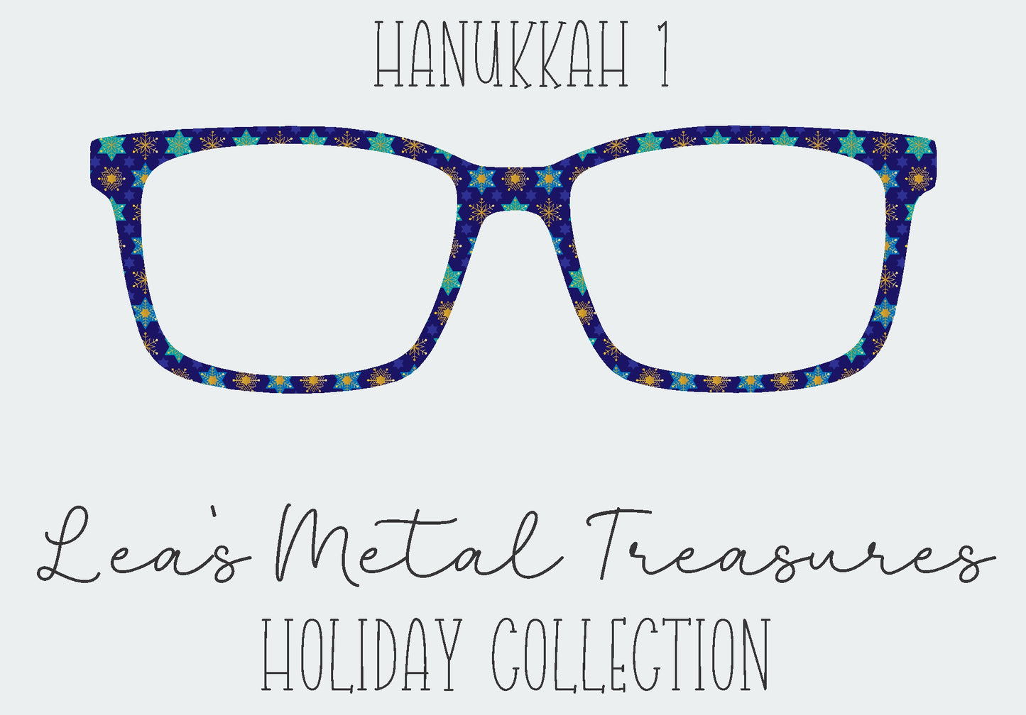 Hanukkah 1 Eyewear Frame Toppers