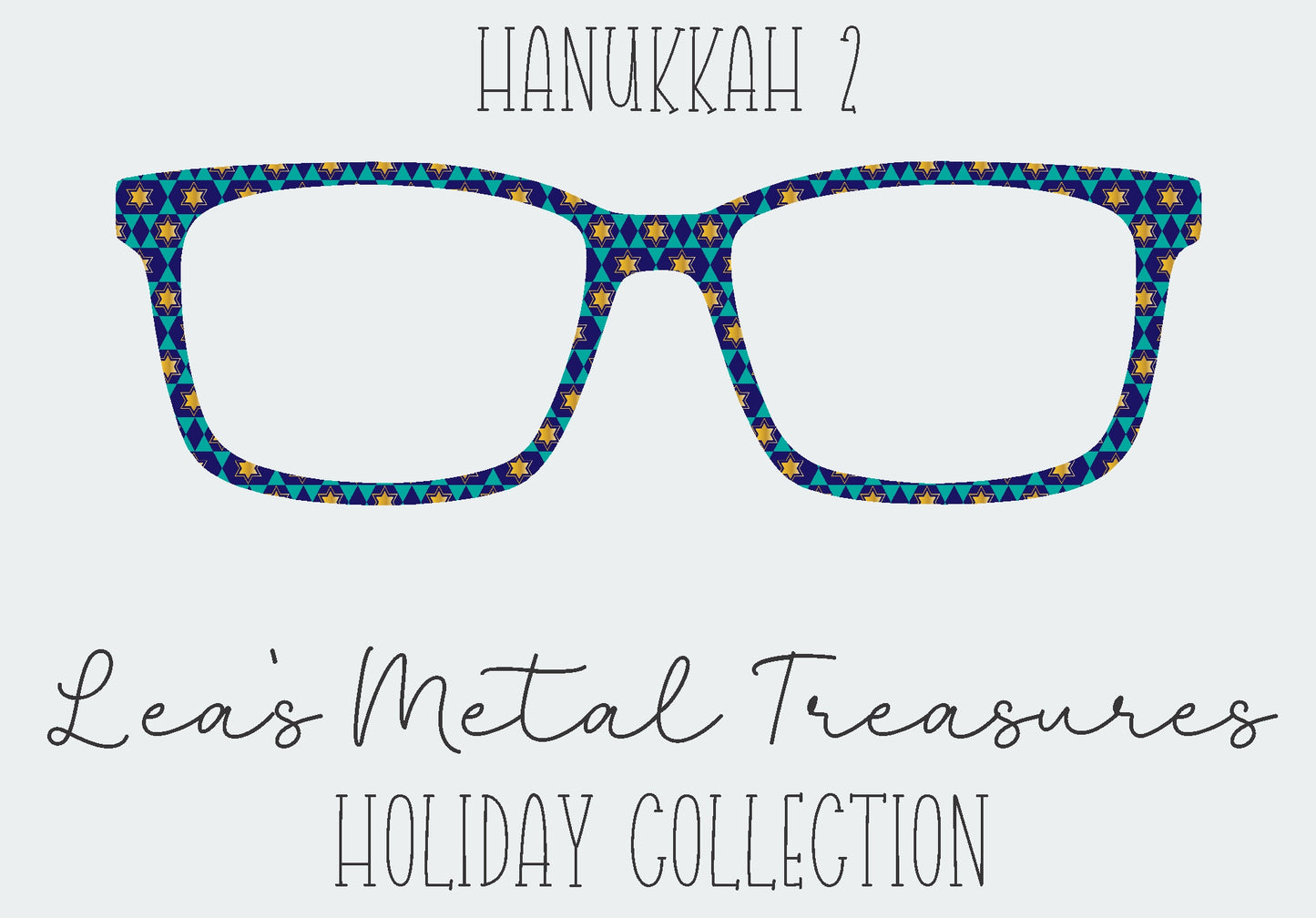 Hanukkah 2 Eyewear Frame Toppers