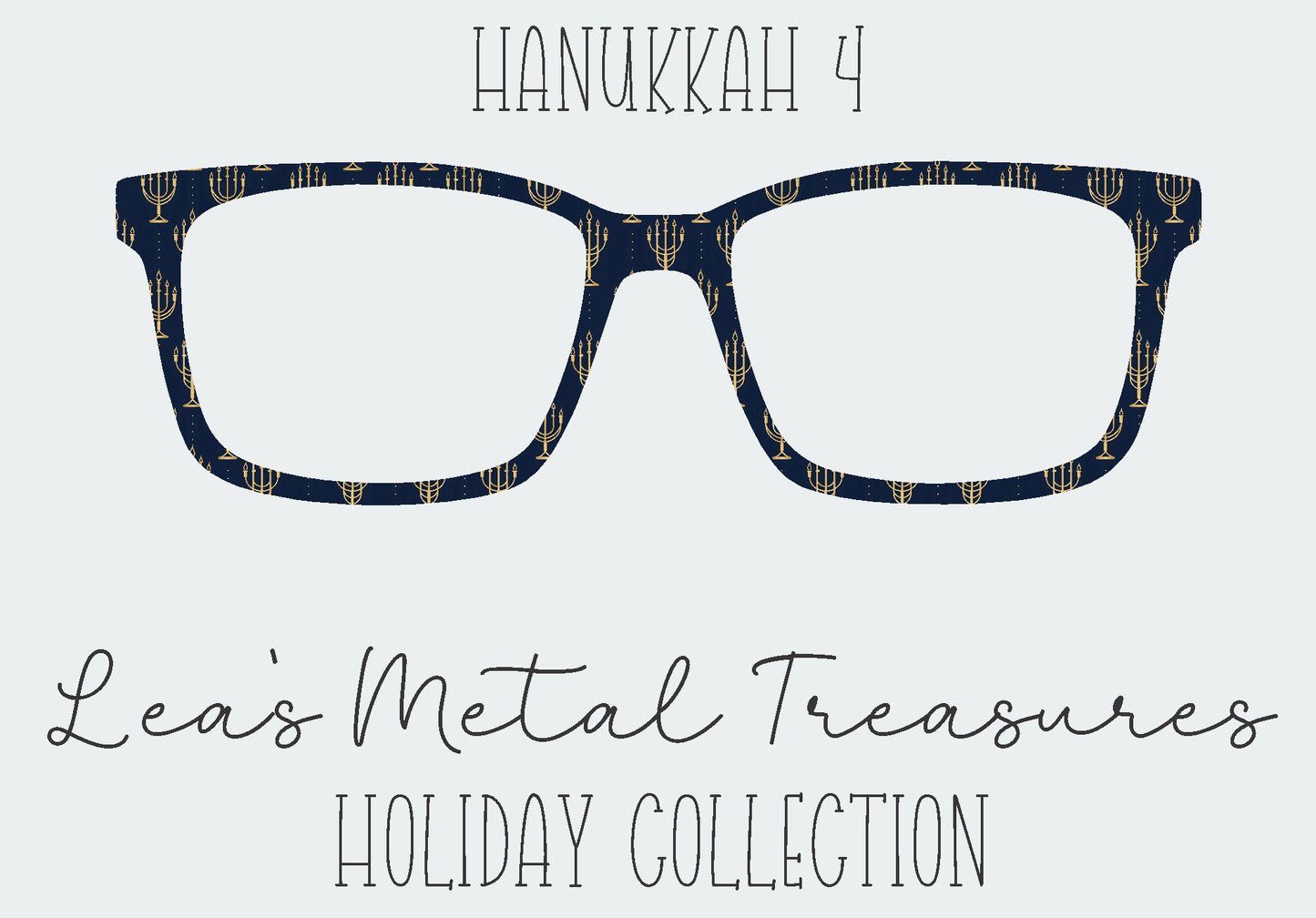 Hanukkah 4 Eyewear Frame Toppers