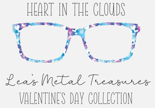 Heart In The Clouds Eyewear Printed Magnetic Eyeglasses Topper