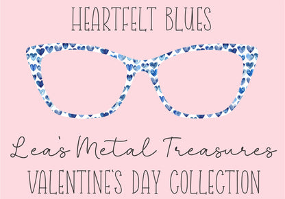 Heartfelt Blues Eyewear Printed Magnetic Eyeglasses Topper