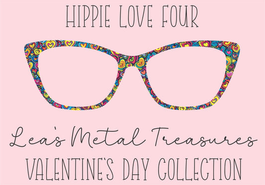 Hippie Love Four Eyewear Printed Magnetic Eyeglasses Topper