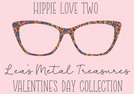 Hippie Love Two Eyewear Printed Magnetic Eyeglasses Topper