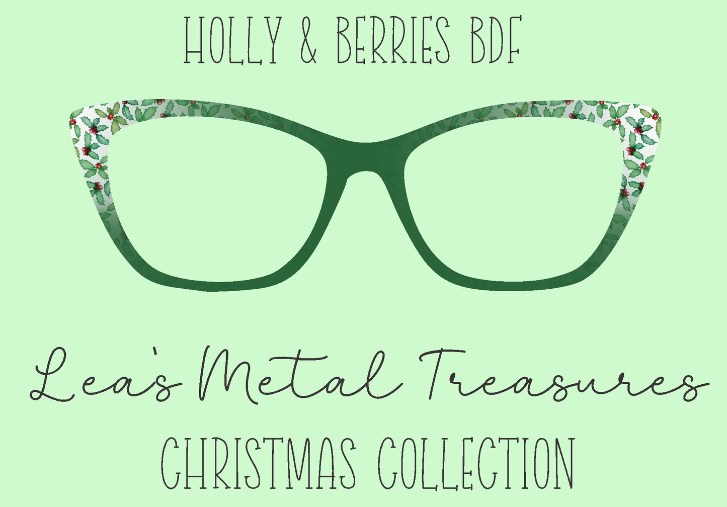 Hollies and Berries BiDirectional Fade ONLY Eyewear Frame Toppers
