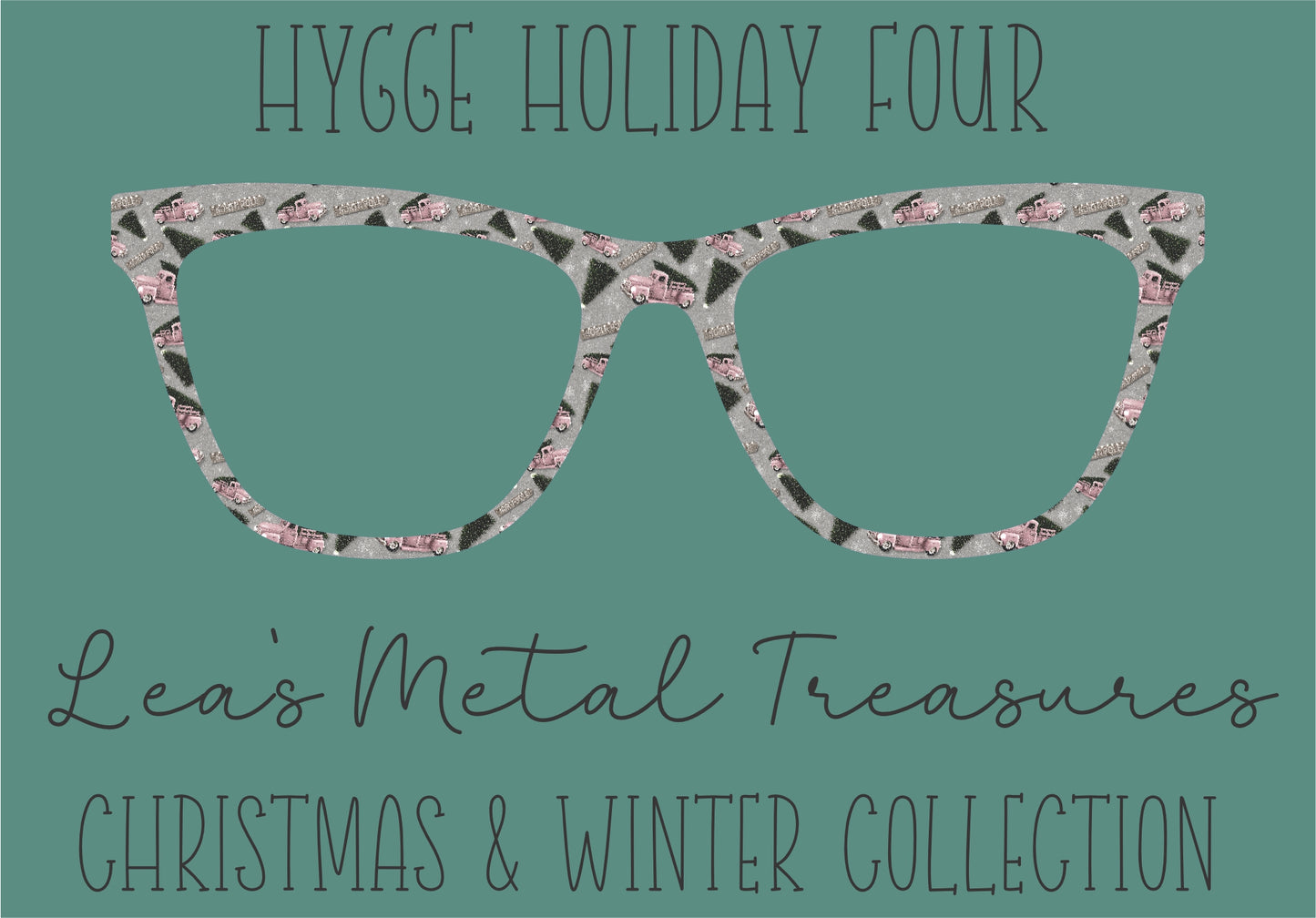 Hygge Holiday Four Eyewear Frame Toppers COMES WITH MAGNETS