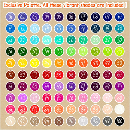 100 color options Straight Gingham Vertical Fade Topper