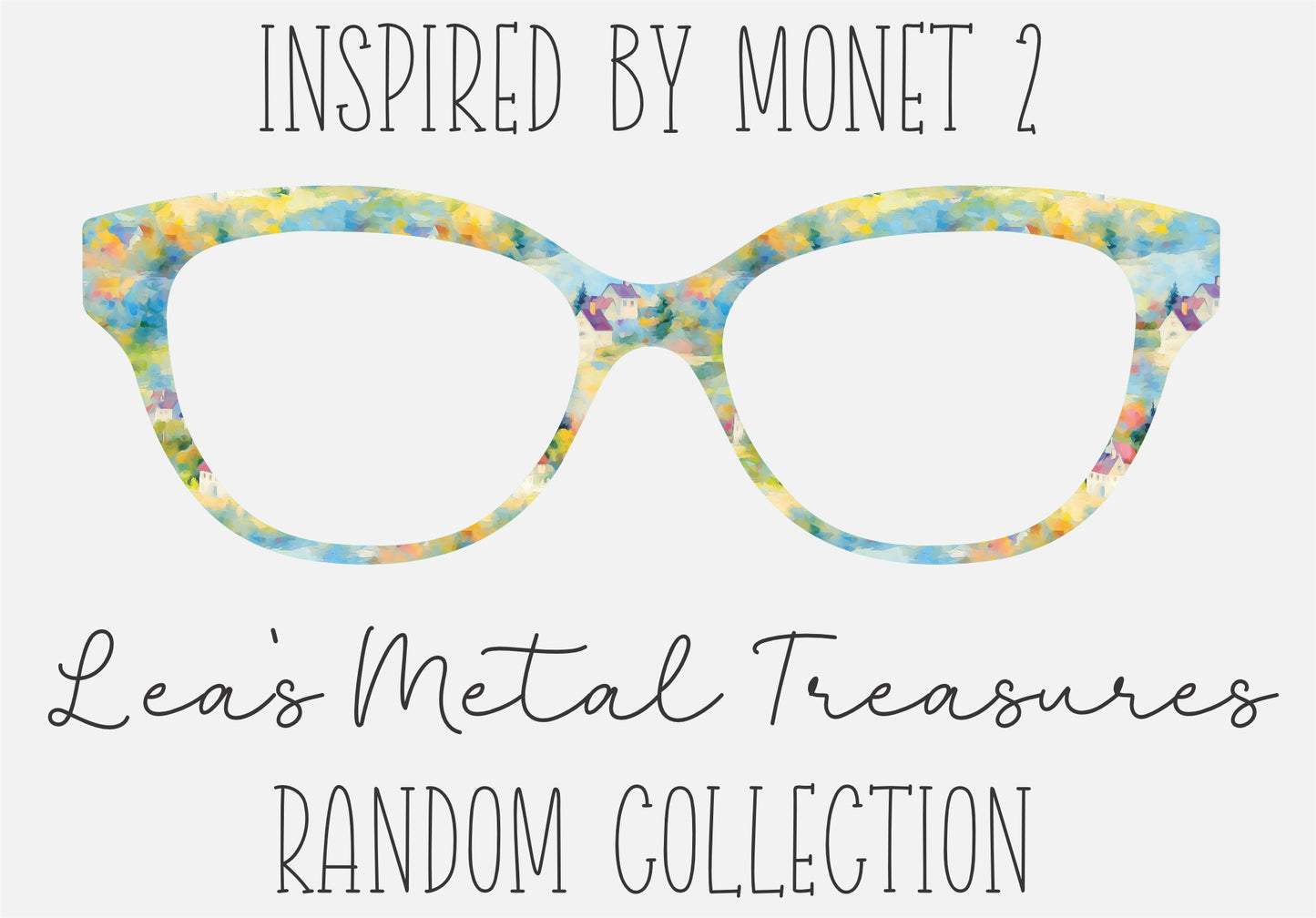 Inspired by Monet 2 Eyewear Frame Toppers Comes WITH MAGNETS