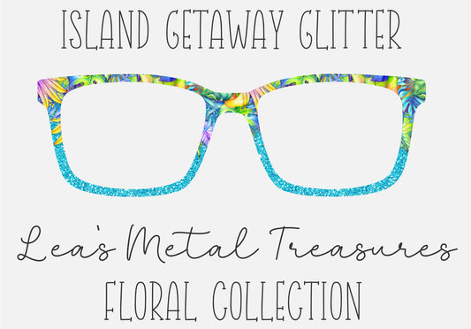Island Getaway Glitter Toppers COMES WITH MAGNETS