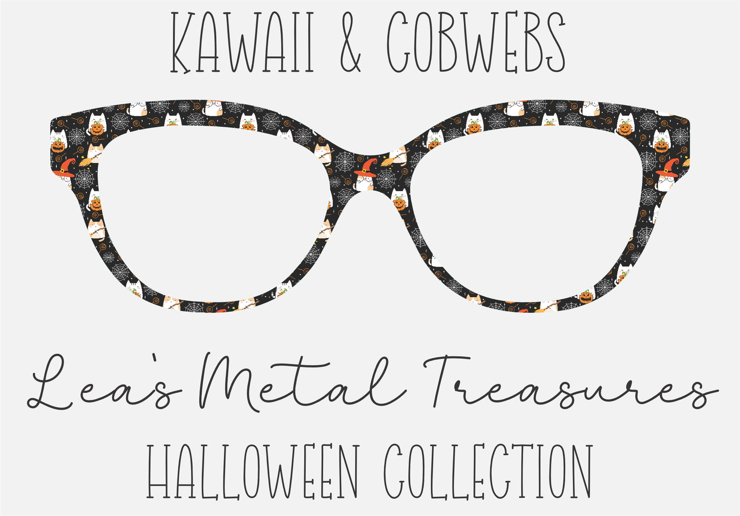 Kawaii & Cob Webs Eyewear Frame Toppers COMES WITH MAGNETS