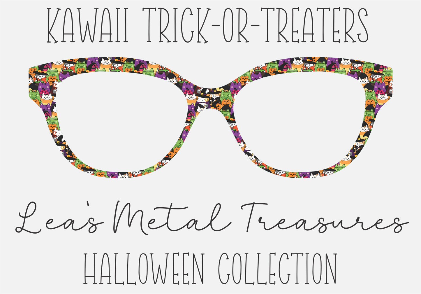 Kawaii Trick or Treaters Eyewear Frame Toppers COMES WITH MAGNETS