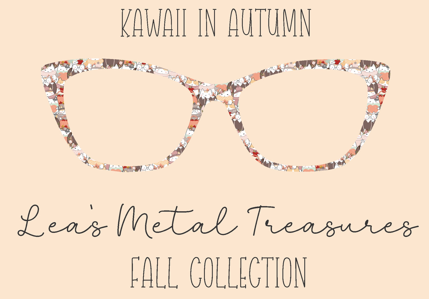 Kawaii in Autumn Eyewear Frame Toppers