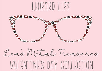 Leopard Lips Eyewear Printed Magnetic Eyeglasses Topper