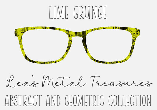 LIME GRUNGE Eyewear Frame Toppers COMES WITH MAGNETS