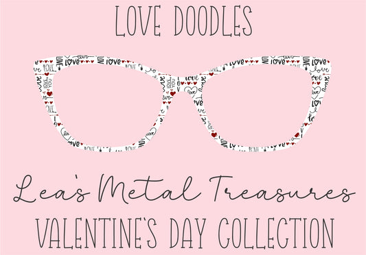 Love Doodles Eyewear Printed Magnetic Eyeglasses Topper