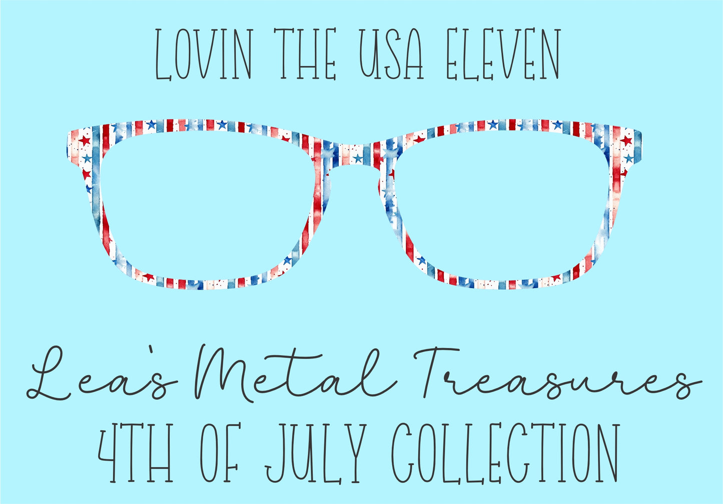 Lovin' the USA 11 Eyewear Frame Toppers