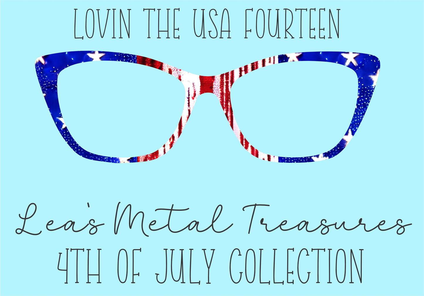 Lovin' the USA 14 Eyewear Frame Toppers