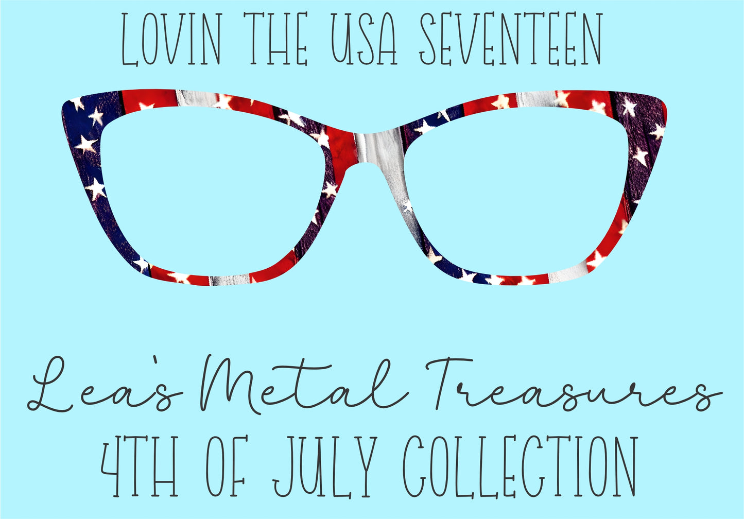 Lovin' the USA 17 Eyewear Frame Toppers