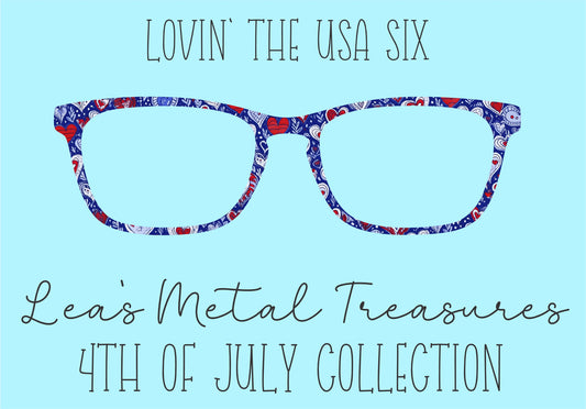 Lovin' the USA 6 Eyewear Frame Toppers