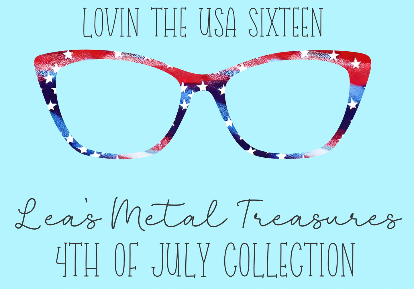 Lovin' the USA 16 Eyewear Frame Toppers