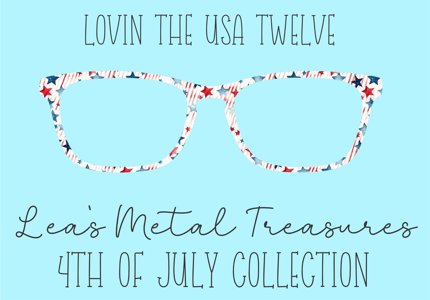 Lovin' the USA 12 Eyewear Frame Toppers