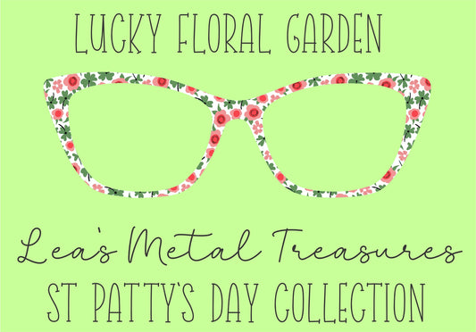 Lucky Floral Garden Eyewear Frame Toppers COMES WITH MAGNETS