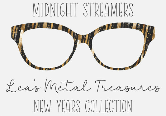 Midnight Streamers Eyewear Frame Toppers COMES WITH MAGNETS