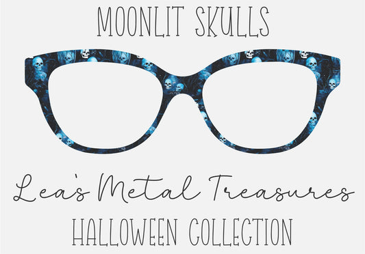 Moonlit Skulls Eyewear Frame Toppers COMES WITH MAGNETS