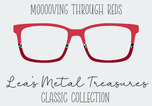 Mooving Through Reds Eyewear Frame Toppers