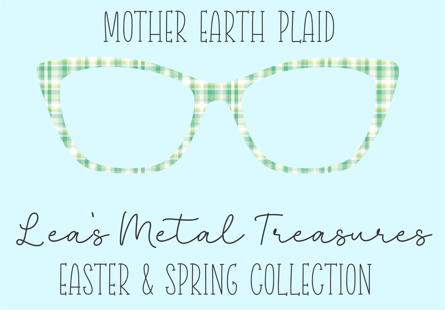 Mother Earth Plaid • Magnetic Eyeglasses Toppers