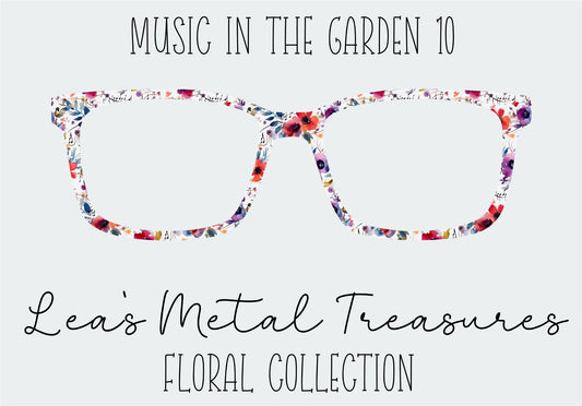 Music in the Garden 10 Eyewear Frame Toppers