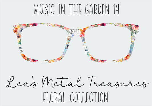 Music in the Garden 14 Eyewear Frame Toppers