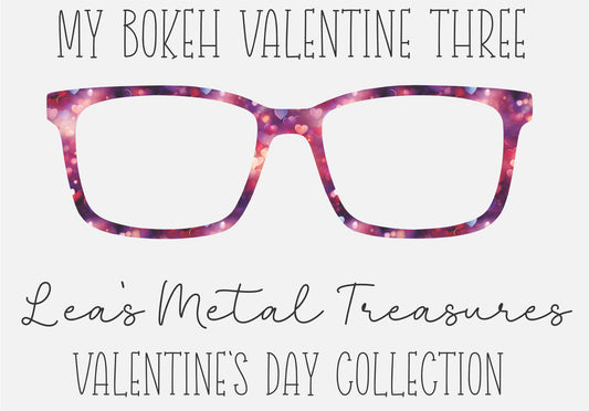 My Bokeh Valentine Three Eyewear Printed Magnetic Eyeglasses Topper