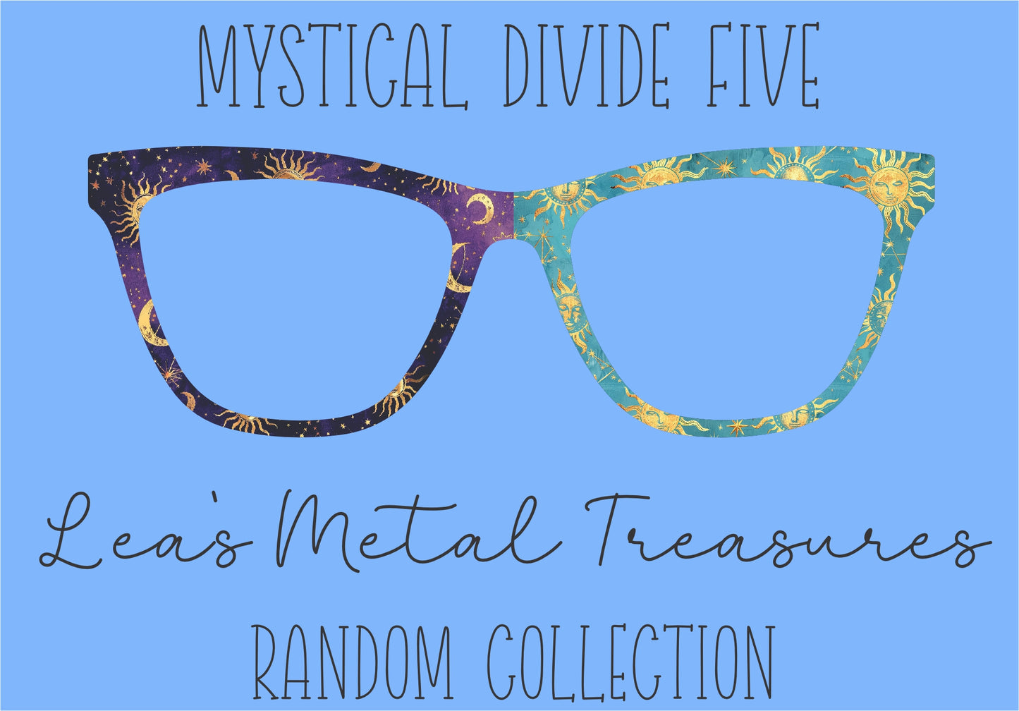 Mystical Divide 5 Eyewear Frame Toppers Comes WITH MAGNETS