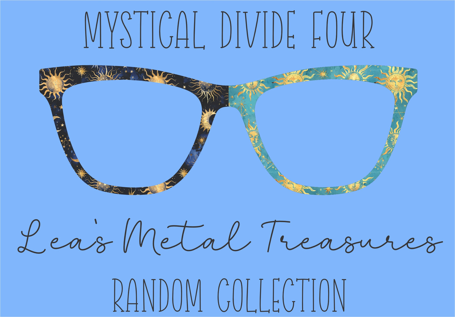 Mystical Divide 4 Eyewear Frame Toppers Comes WITH MAGNETS