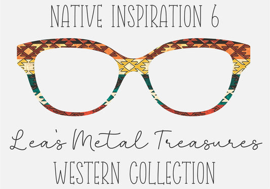 Native Inspiration 6 Eyewear Frame Toppers COMES WITH MAGNETS