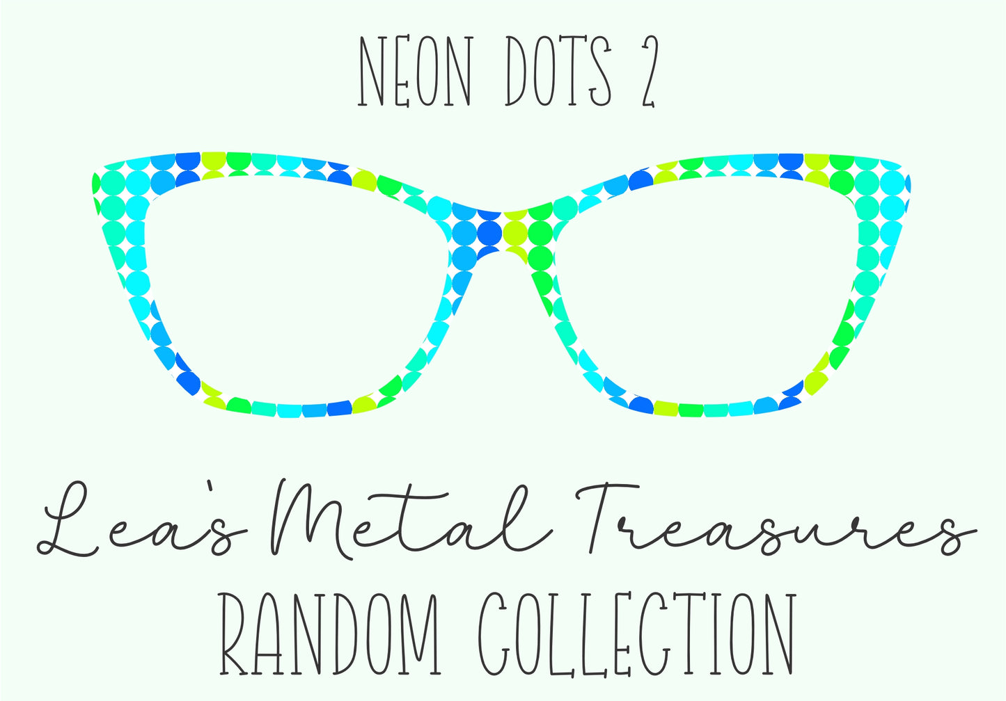 Neon Dots 2 Eyewear Frame Toppers