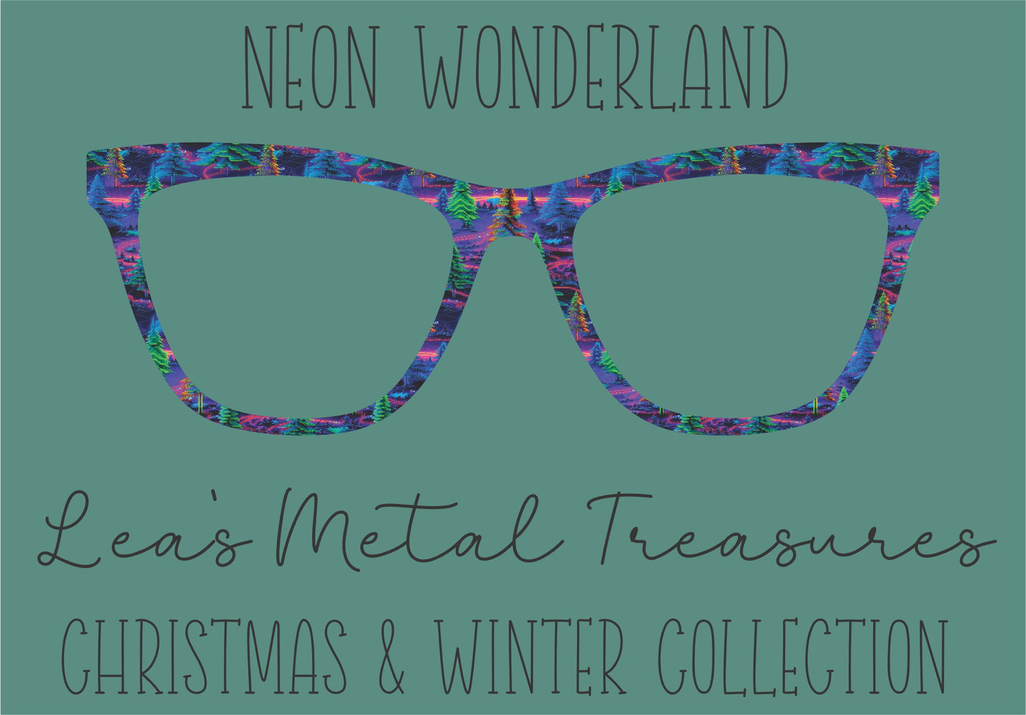 Neon Wonderland Eyewear Frame Toppers COMES WITH MAGNETS