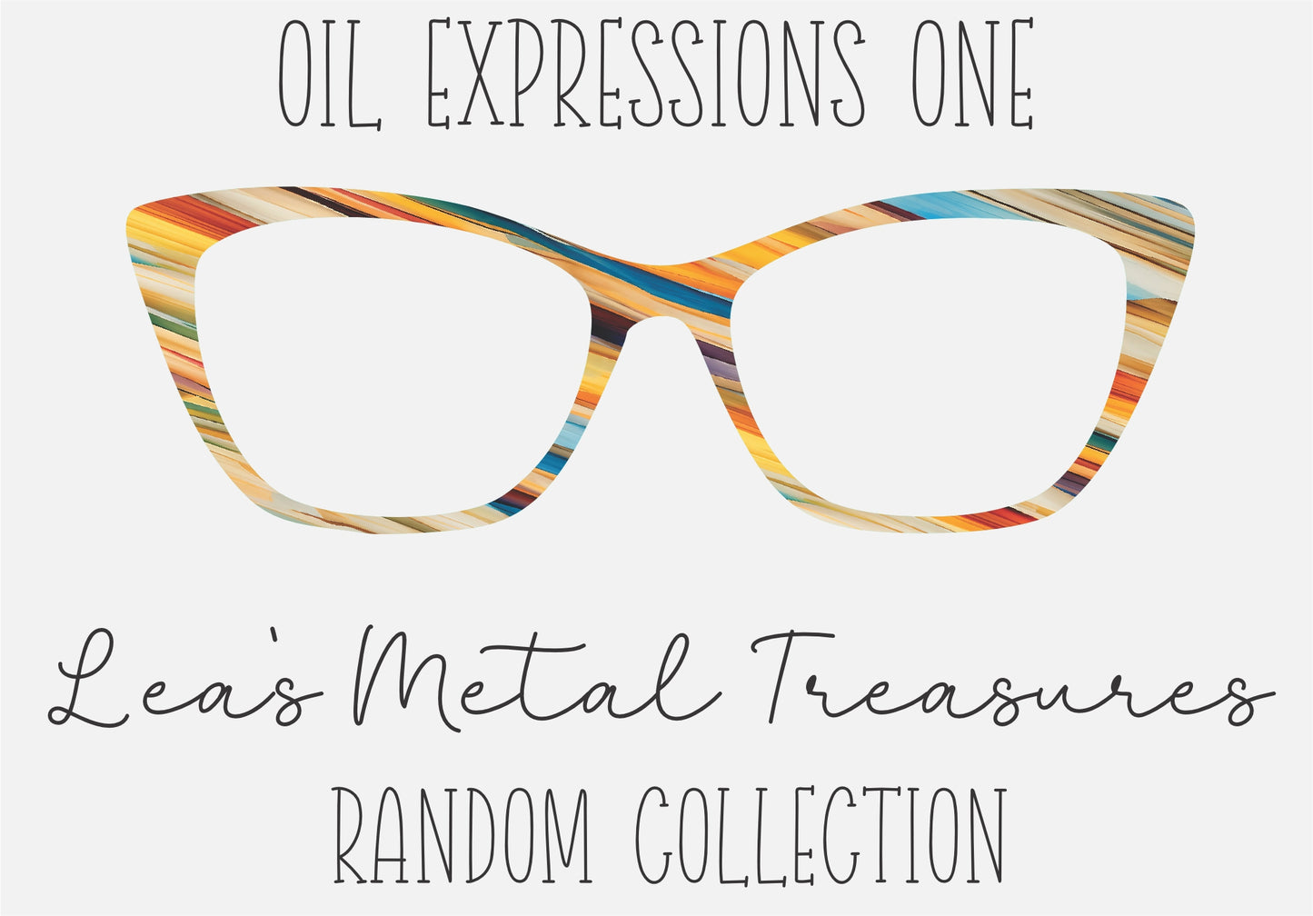 Oil Expressions 1 Eyewear Frame Toppers COMES WITH MAGNETS