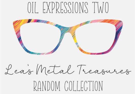 Oil Expressions 2 Eyewear Frame Toppers COMES WITH MAGNETS