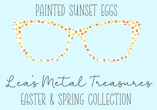 Painted Sunset Eggs  • Magnetic Eyeglasses Toppers