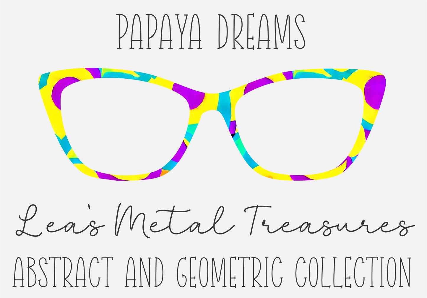 PAPAYA DREAMS Eyewear Frame Toppers COMES WITH MAGNETS