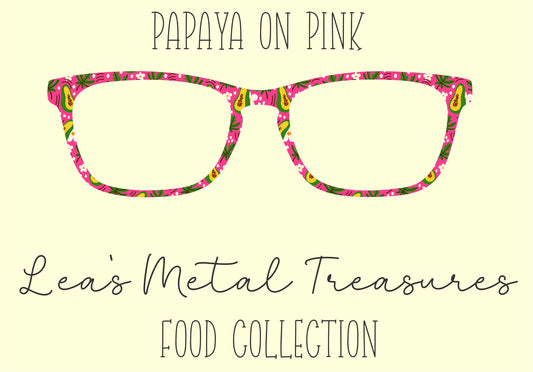 Papaya on Pink • Magnetic Eyeglasses Toppers